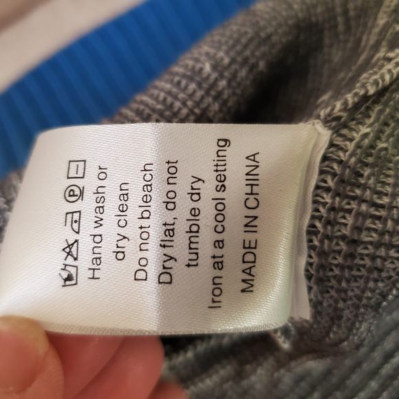 Edinburgh Black Silk Pima Cotton Sweater Mock Neck Colorblock sz XS $228 - Picture 7 of 7